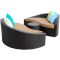 LexMod Twirl Mono Outdoor Wicker